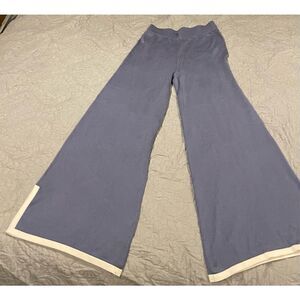 Sincerely Jules Blue Wide Leg Cozy Pants Large